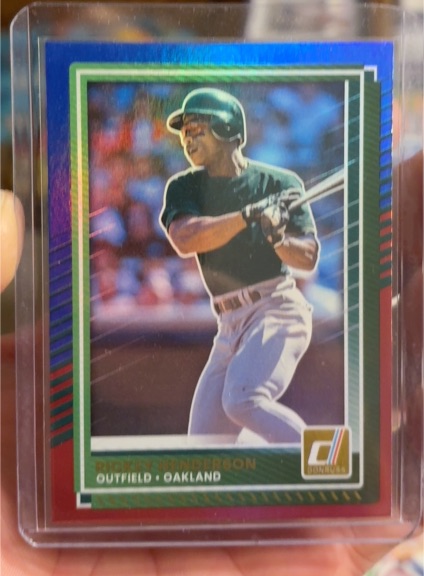 2025 Donruss #7 Rickey Henderson — front