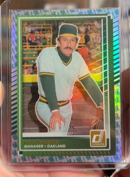 2025 Donruss #68 Billy Martin Oakland Athletics — front