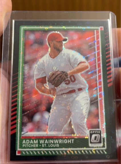 2025 Donruss Optic #36 Adam Wainwright — front