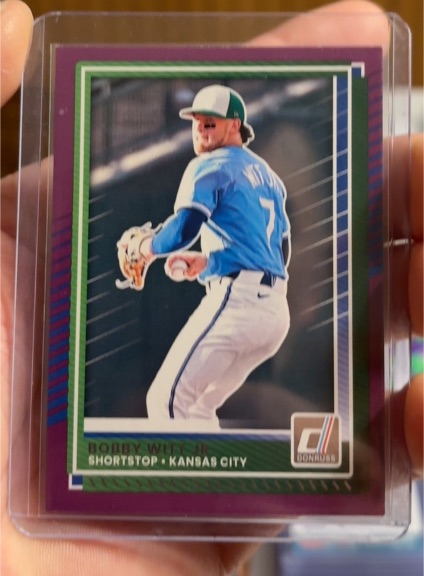 2025 Donruss #27 Bobby Witt Jr. — front