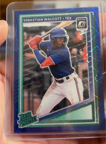 2025 Donruss Optic #103 Sebastian Walcott — front