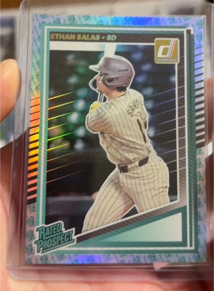 2025 Donruss #199 Ethan Salas Rated Prospect — front