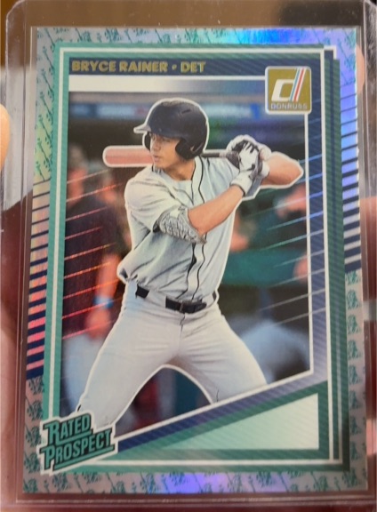 2025 Donruss #189 Bryce Rainer — front