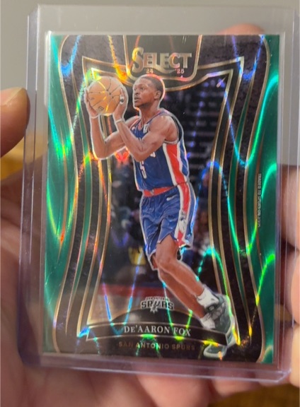 2021-22 Panini Select #24 De'Aaron Fox — front