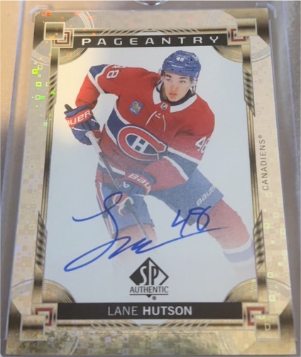 2024-25 Upper Deck SP Authentic Pageantry #P-87 Lane Hutson — front