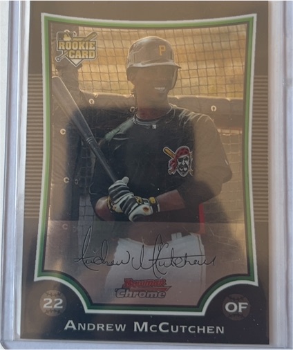 2009 Bowman Chrome #178 Andrew McCutchen — front