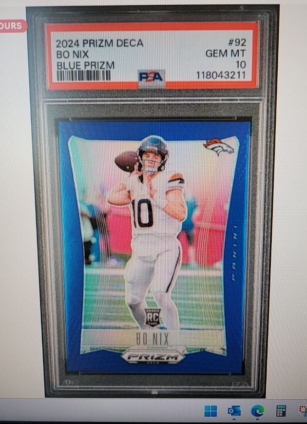 2024 Panini Prizm Deca #92 Bo Nix — front