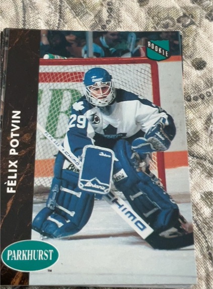 1991-92 Parkhurst #398 Félix Potvin — front