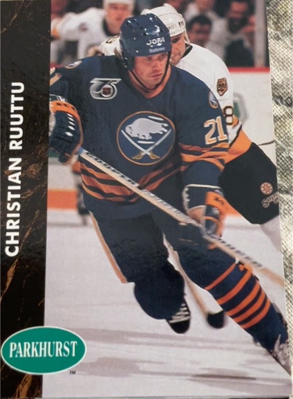 1991-92 Parkhurst #242 Christian Ruuttu — front