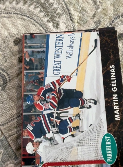 1991-92 Parkhurst #283 Martin Gelinas — front