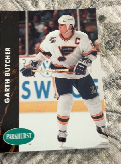 1991-92 Parkhurst #374 Garth Butcher — front