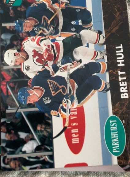 1991-92 Parkhurst #432 Brett Hull — front