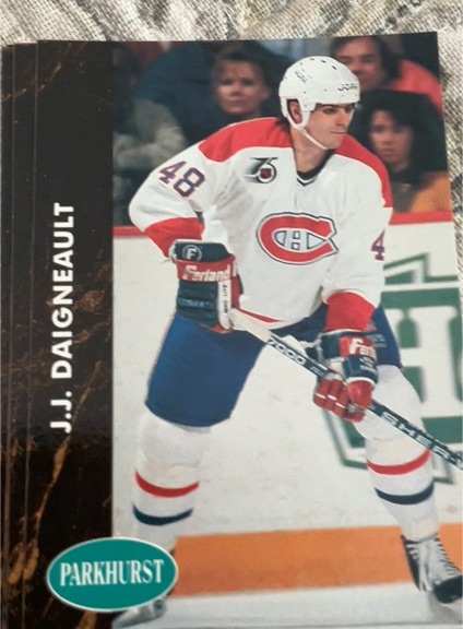 1991-92 Parkhurst #312 J.J. Daigneault — front