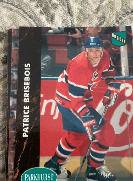 1991-92 Parkhurst #309 Patrice Brisebois — front