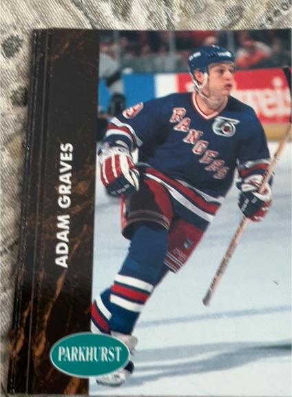 1991-92 Parkhurst #339 Adam Graves — front