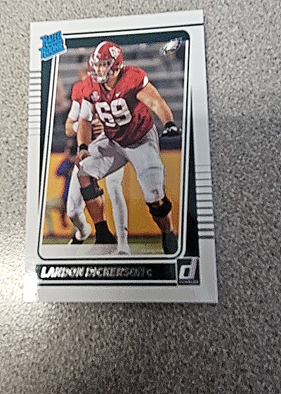 2021 Donruss Rated Rookie #19 Landon Dickerson — front