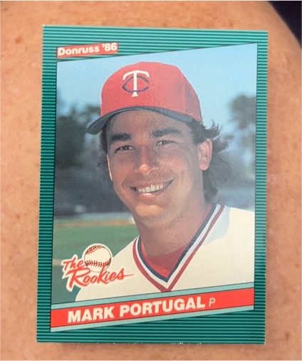 1986 Donruss The Rookies #44 Mark Portugal — front