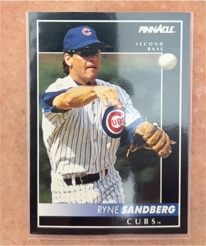 1992 Pinnacle #10 Ryne Sandberg Chicago Cubs — front