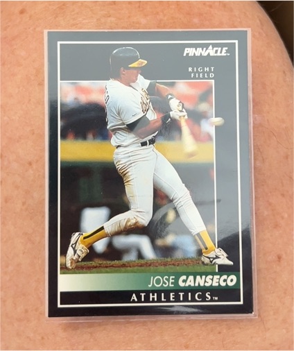1992 Pinnacle #130 Jose Canseco — front
