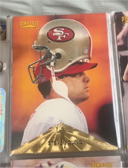 1996 Pinnacle #37 Steve Young — front