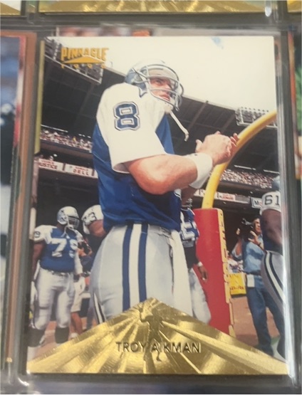 1996 Pinnacle #50 Troy Aikman — front