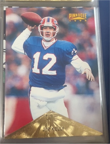 1996 Pinnacle #60 Jim Kelly — front