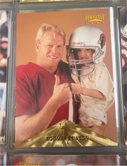 1996 Pinnacle Boomer Esiason — front