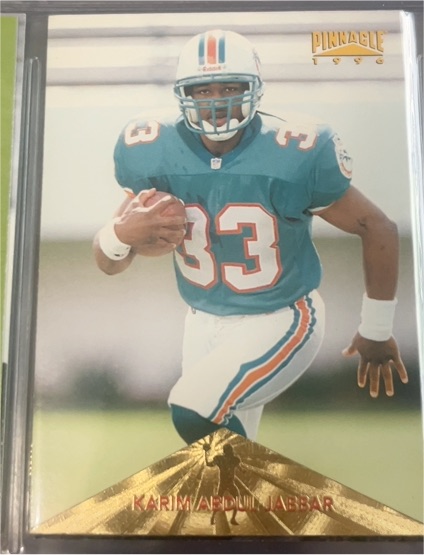 1996 Pinnacle #167 Karim Abdul-Jabbar — front