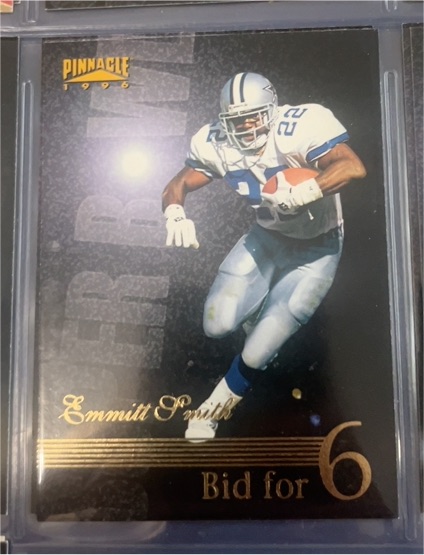 1996 Pinnacle #184 Emmitt Smith — front