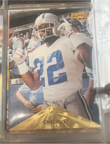1996 Pinnacle #197 Emmitt Smith — front