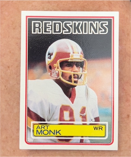 1983 Topps #193 Art Monk — front