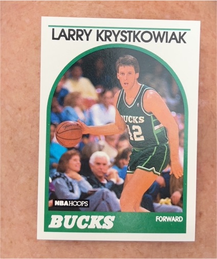 1989-90 Hoops #258 Larry Krystkowiak — front