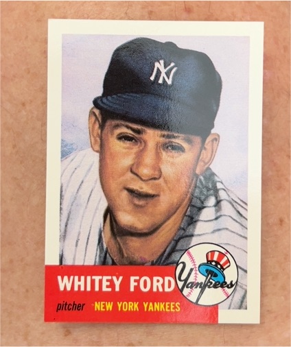 1991 Topps Archives 1953 #207 Whitey Ford New York Yankees — front