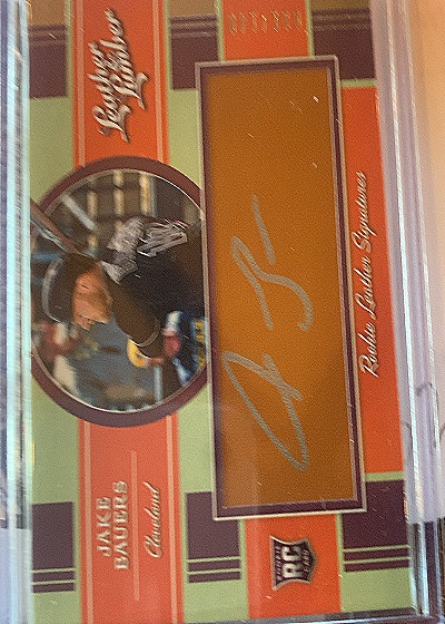 2019 Panini Leather & Lumber #130 Luke Mayfield Rookie Leather Signatures — front