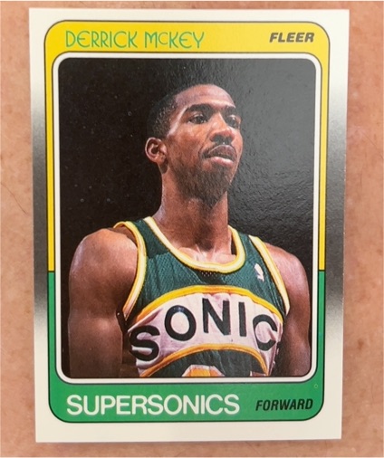 1988-89 Fleer #109 Derrick McKey — front
