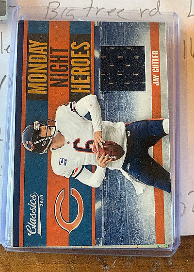 2010 Panini Classics Monday Night Heroes #Jay Cutler — front