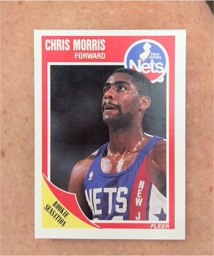 1989-90 Fleer #99 Chris Morris — front