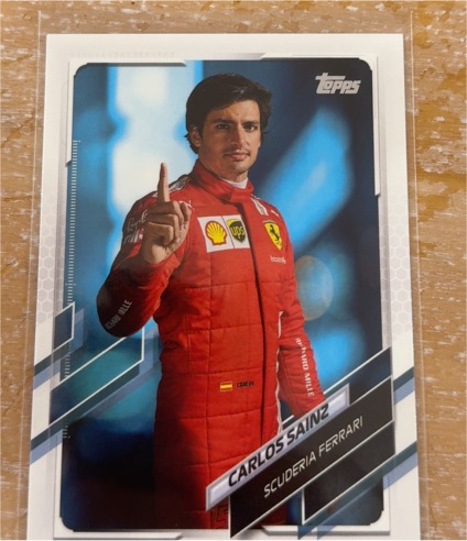 2021 Topps Chrome Formula 1 #12 Carlos Sainz — front