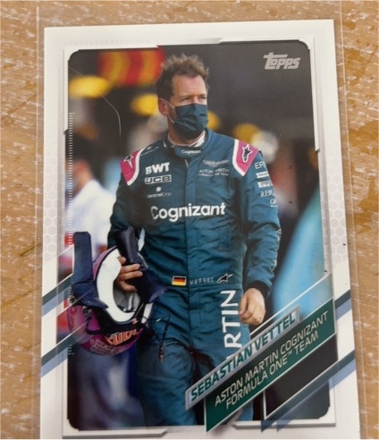 2021 Topps Formula 1 #23 Sebastian Vettel — front