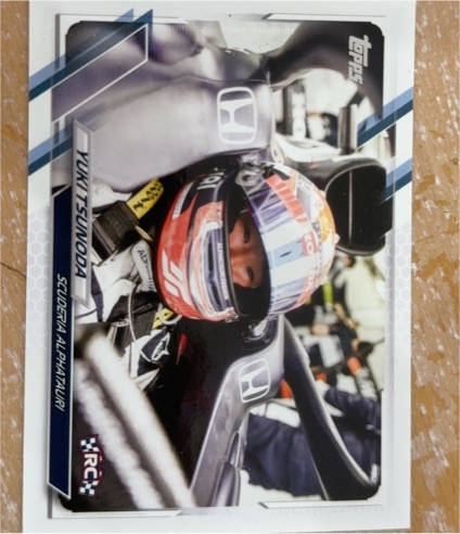 2021 Topps Formula 1 #37 Yuki Tsunoda — front