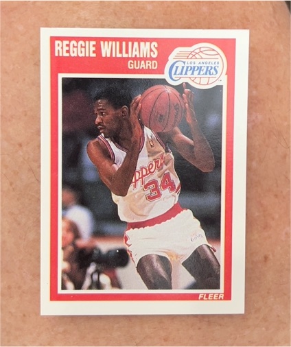 1989-90 Fleer #74 Reggie Williams — front