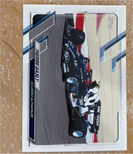 2021 Topps Formula 1 #108 Pierre Gasly Scuderia AlphaTauri — front