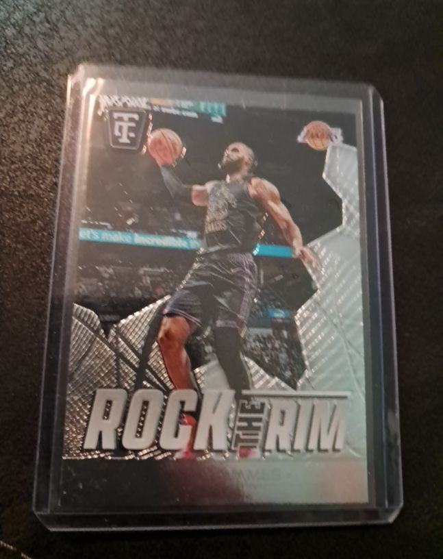2024-25 Panini Totally Certified #16 LeBron James Rock the Rim — front