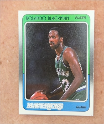 1988-89 Fleer #28 Rolando Blackman — front