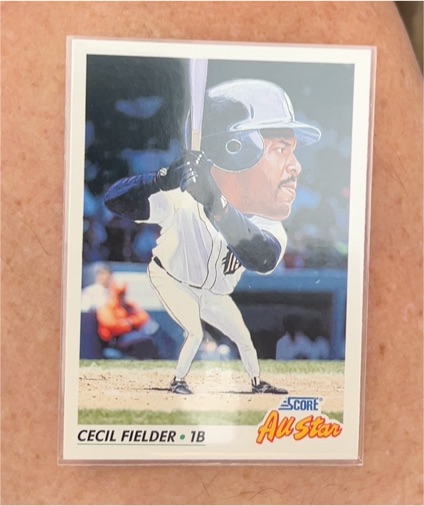 1992 Score #431 Cecil Fielder — front