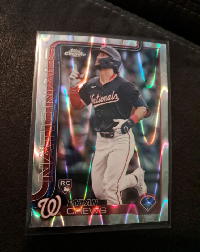 2025 Topps Chrome #146 Dylan Crews — front