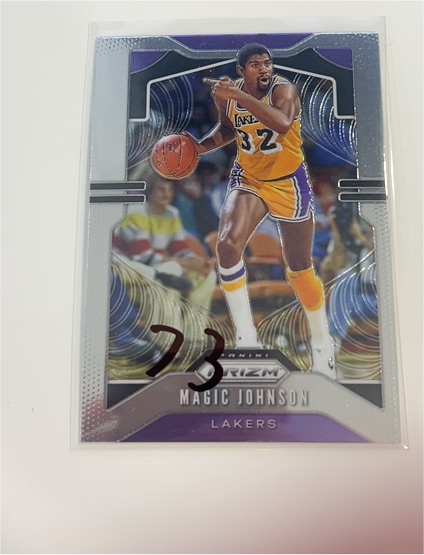 2019-20 Panini Prizm #25 Magic Johnson — front