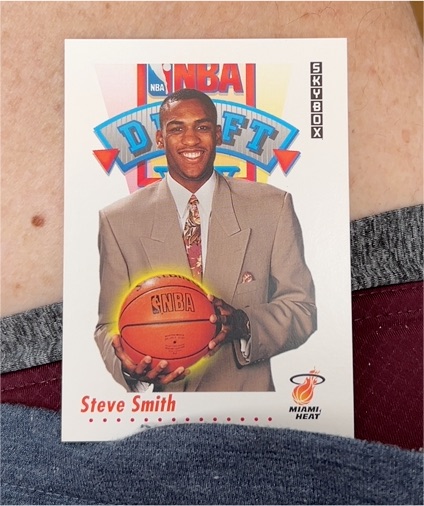 1991 SkyBox #517 Steve Smith Rookie Card — front