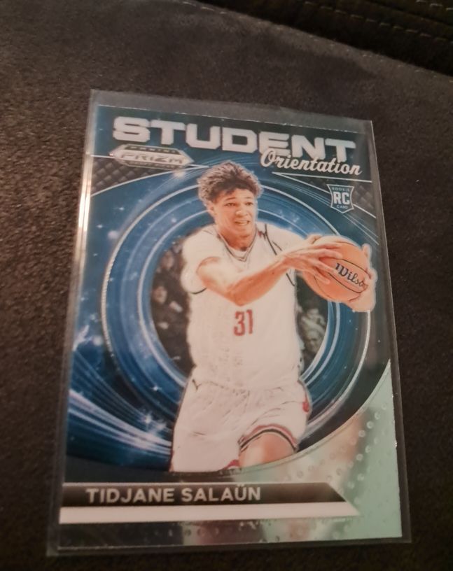 2024 Panini Prizm Draft Picks #6 Tidjane Salaun Student Orientation — front