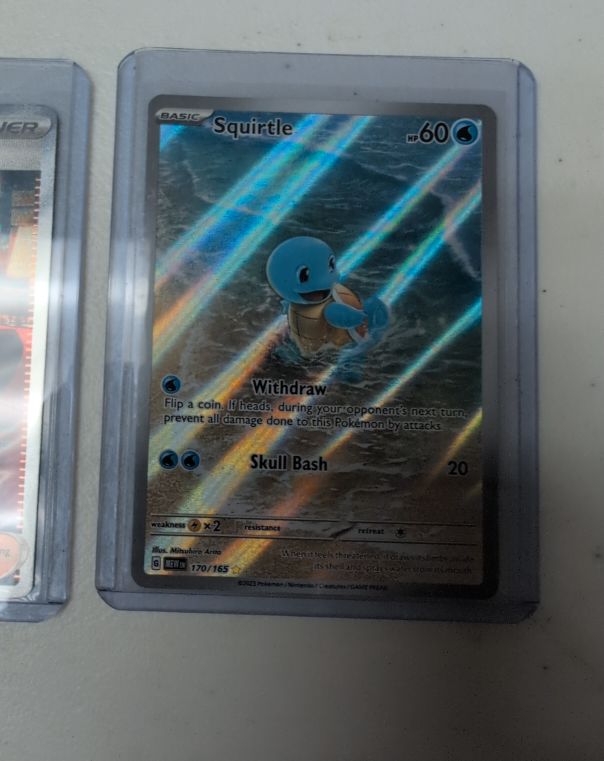 2023 Pokémon Scarlet & Violet 151 #170 Squirtle Illustration Rare — front